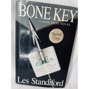 Bone Key 2002 Les Standiford 1st Print Hardcover Book Dust Jacket SIGNED COPY